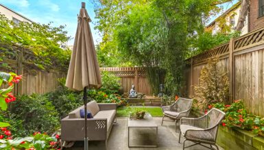 Serene Garden Patio Retreat with Modern Touches